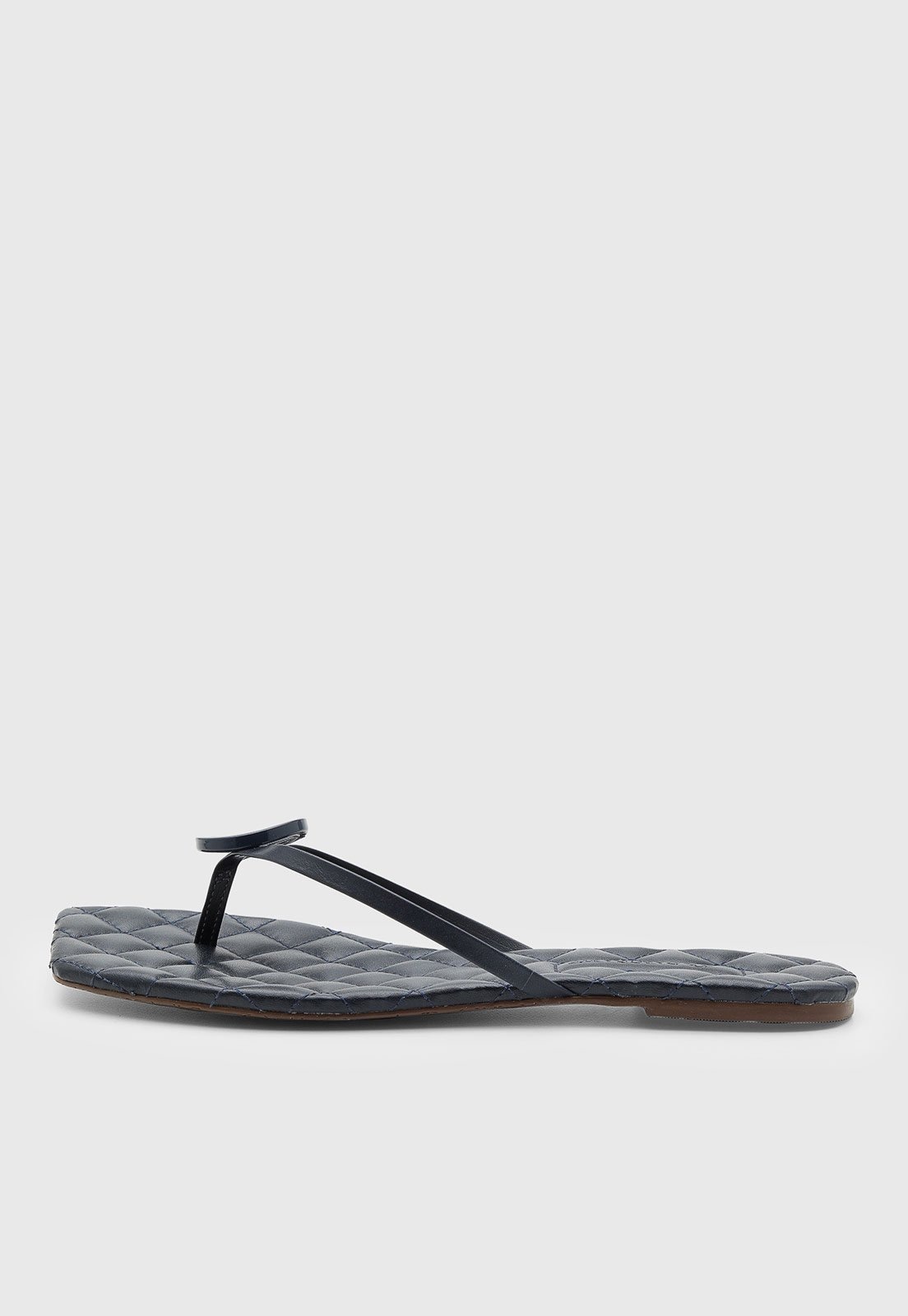 Imagem principal Rasteira Aberta Feminino Capodarte Matelassê Bico Quadrado Capodarte azul marinho