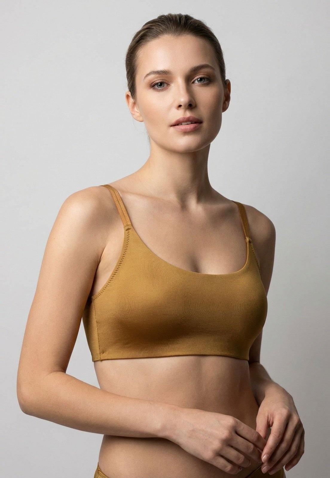 Imagem principal Top Feminino Hope Bojo Removível Microfibra Ace Hope dourado