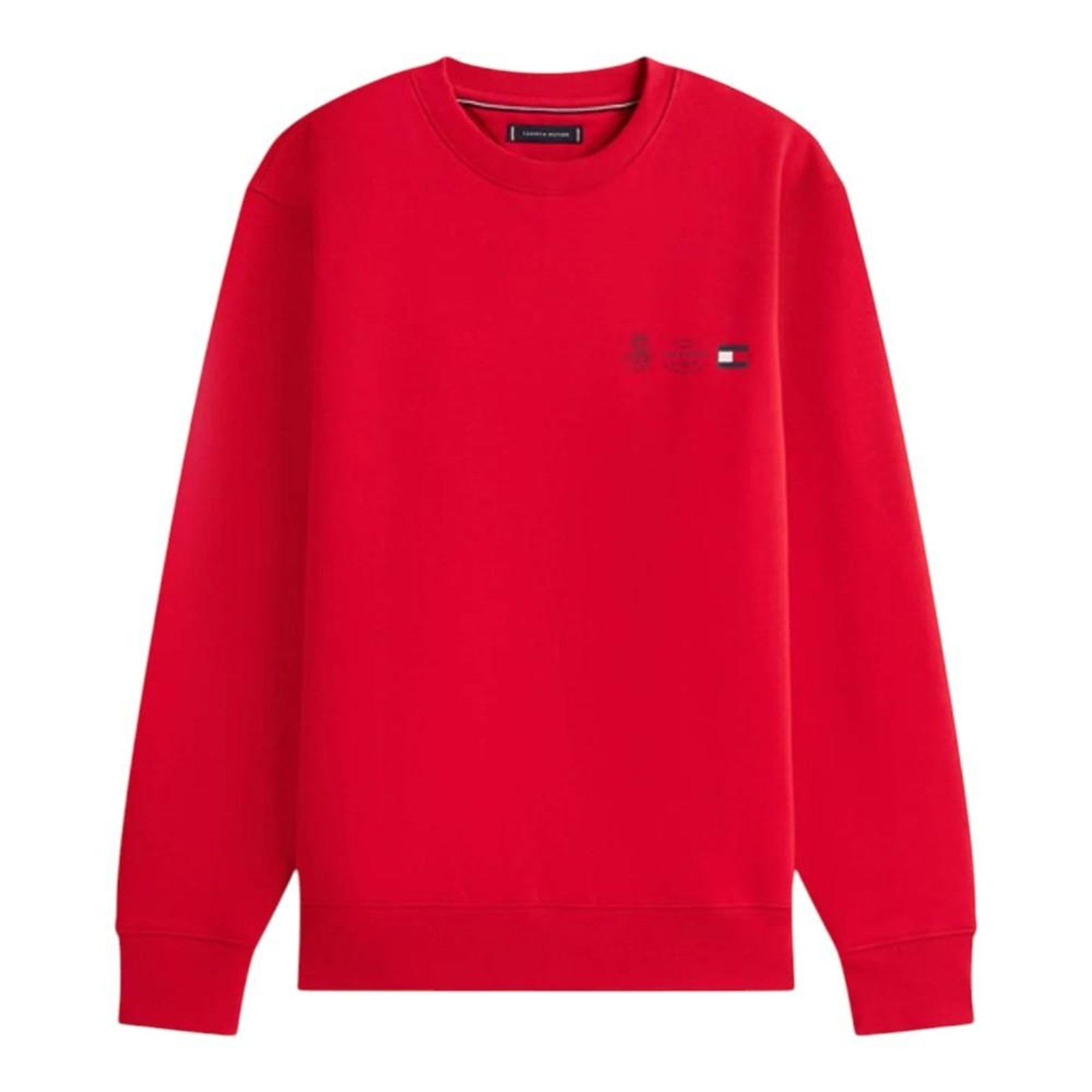 Imagem principal Moletom Tommy Hilfiger Small Crest Crew Neck Tommy Hilfiger vermelho