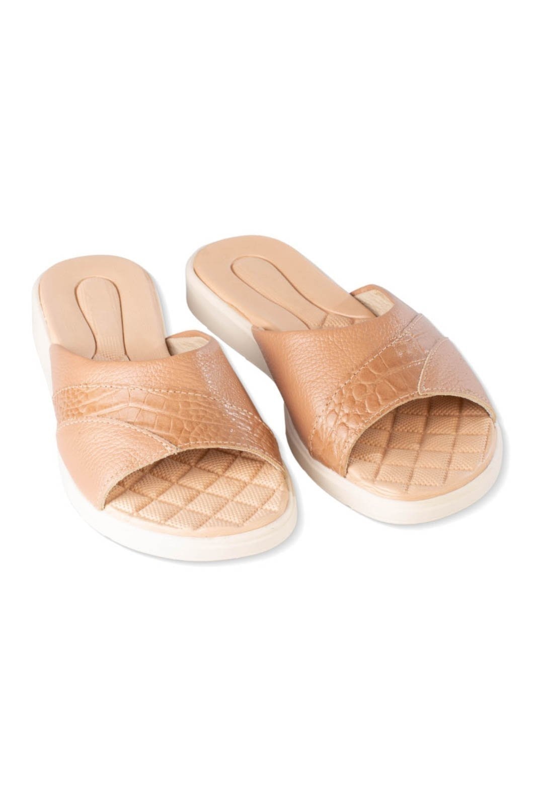 Imagem principal Rasteirinha casual conforto em couro Selene Andrea Vinci bege