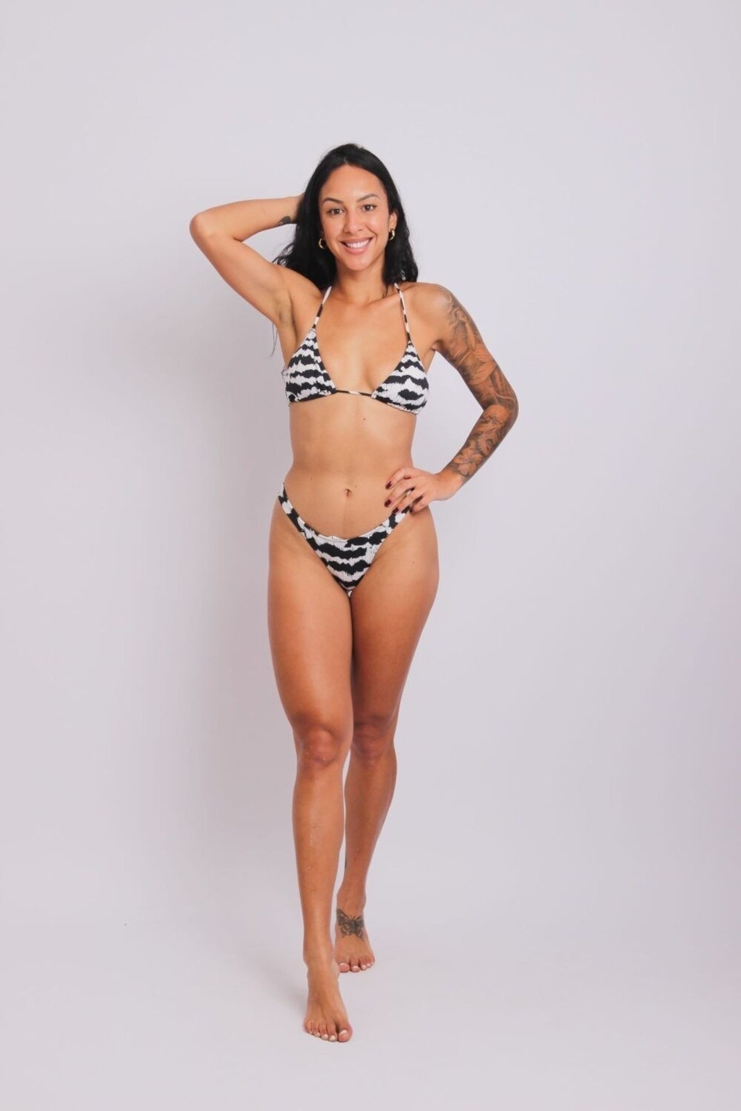 Imagem principal 2421 - Calcinha de Biquíni Fio Sem Costura Copacabana - Duna Casual DunaCasual estampado