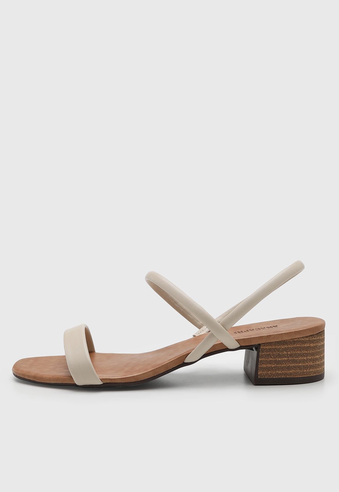 Imagem principal Sandália Feminina Anacapri Salto Bloco Off-White Anacapri off-white white