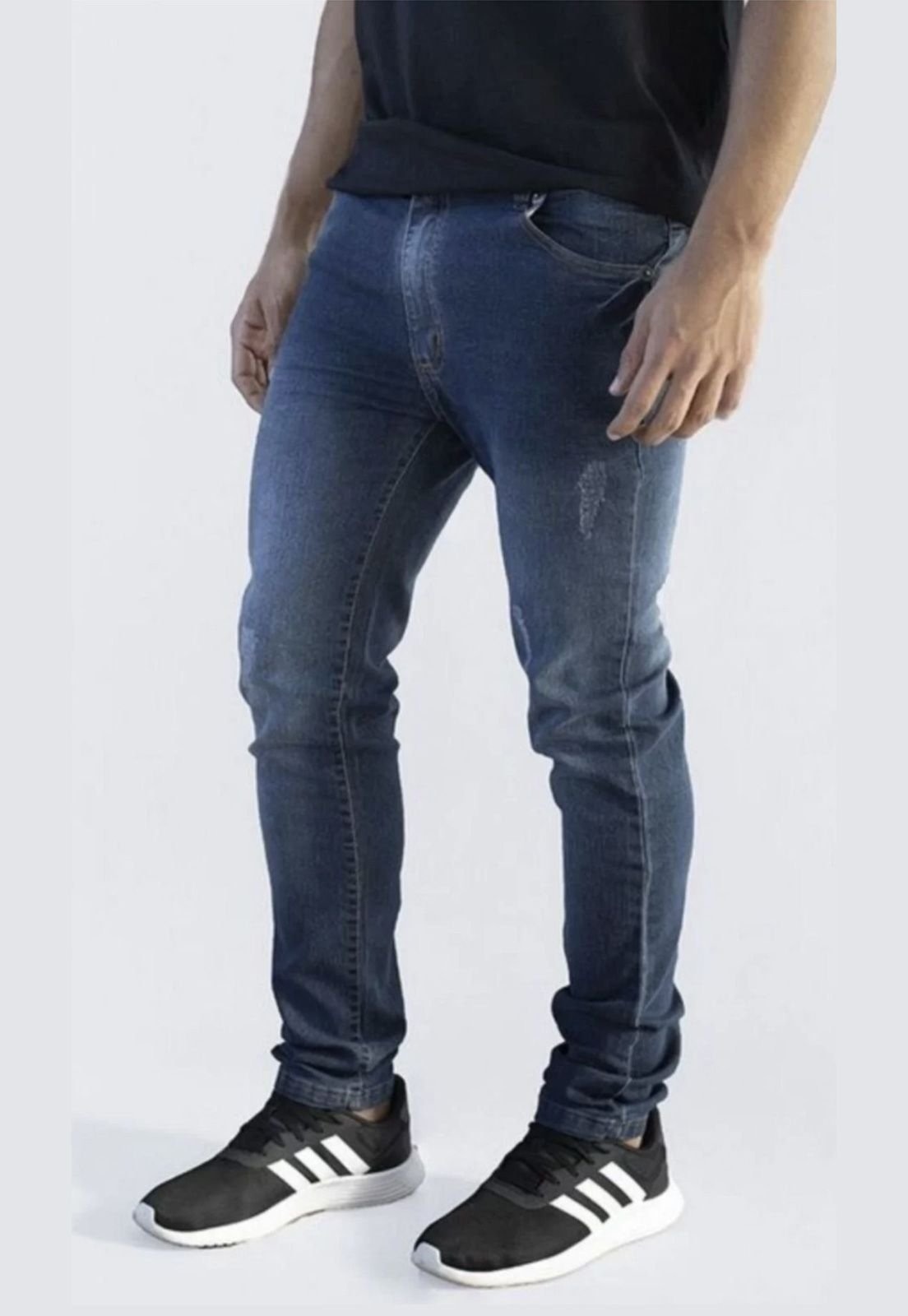 Imagem principal Calça Jeans Masculina Versatti Reta Tradicional Lavagem Equador Versatti Jeans azul