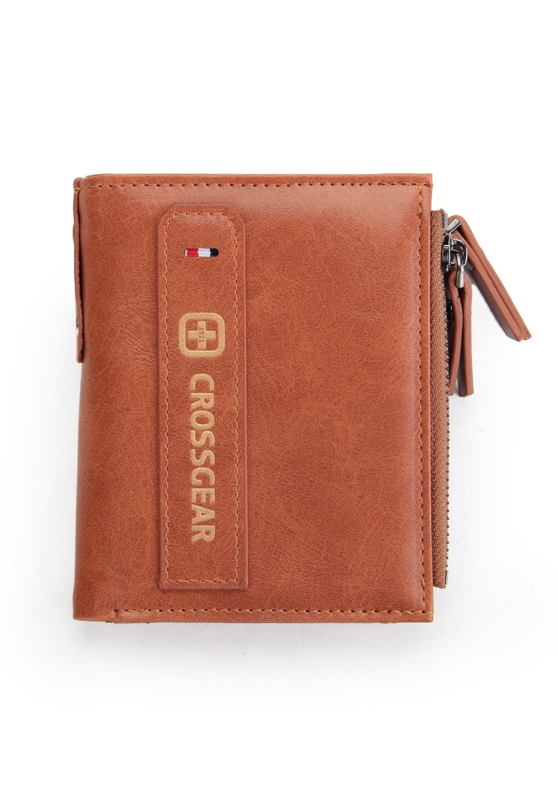Imagem principal Carteira Crossgear Sofisticada Compacta Cnh Porta Cartão Crossgear marrom