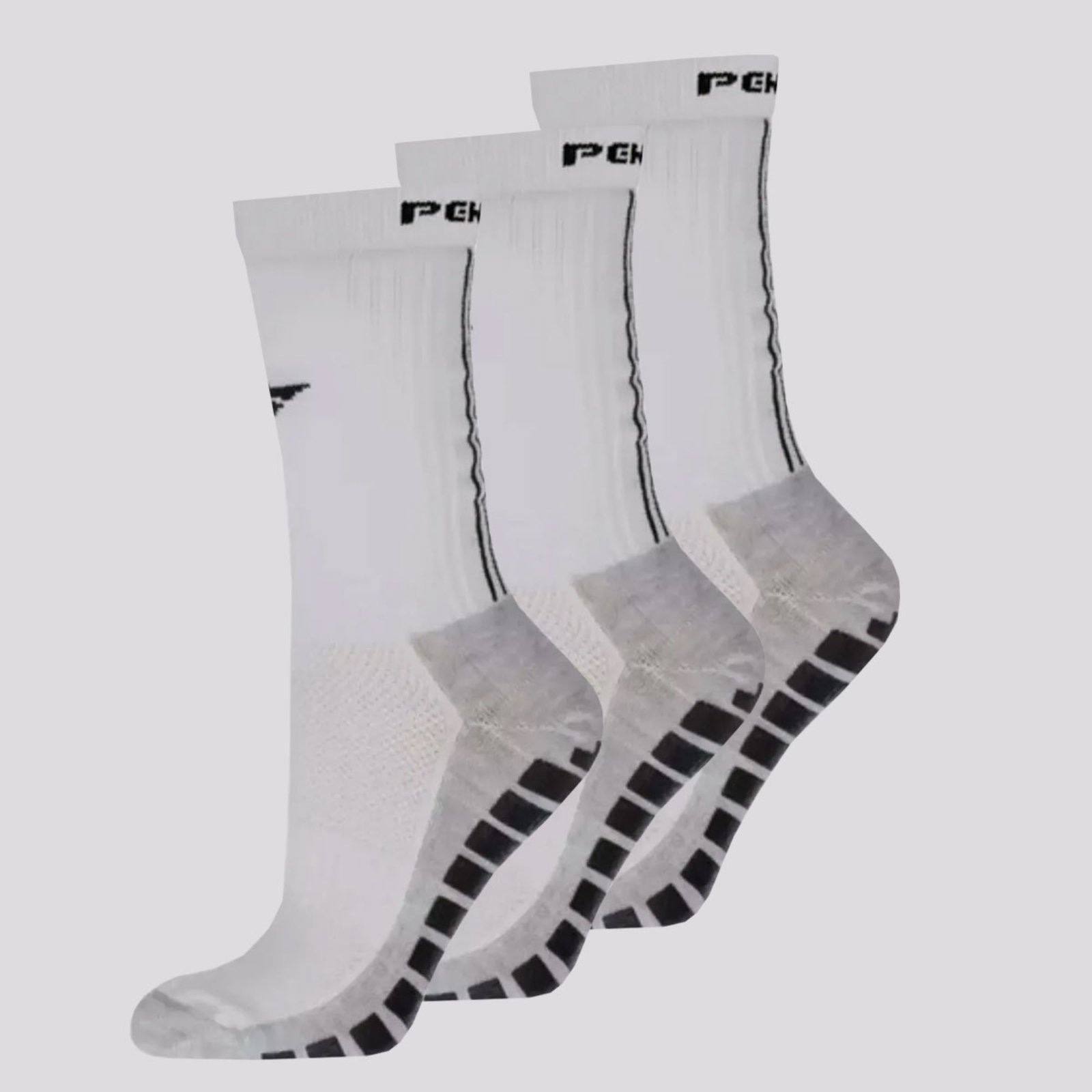 Imagem principal Kit Meia Penalty Grip Antiderrapante 3 Pares Branca Penalty branco