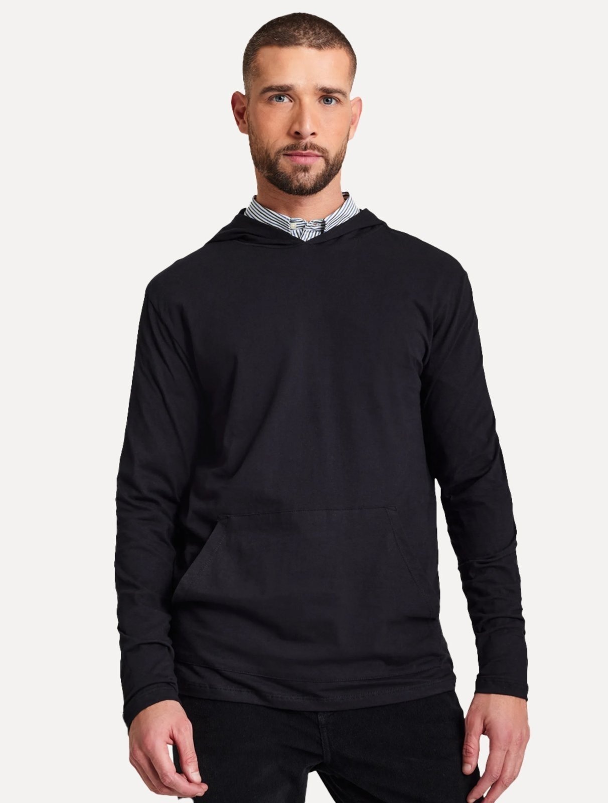 Imagem principal Blusa Reserva Masculina Manga Longa Hoodie Color Preta Reserva preto