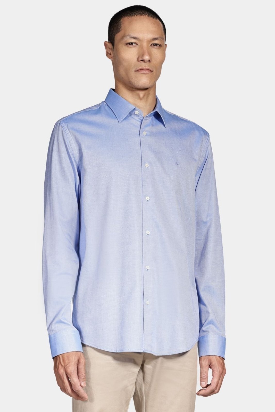 Imagem principal Camisa Aramis Manga Longa Regular 100 Maquinetada Aramis azul