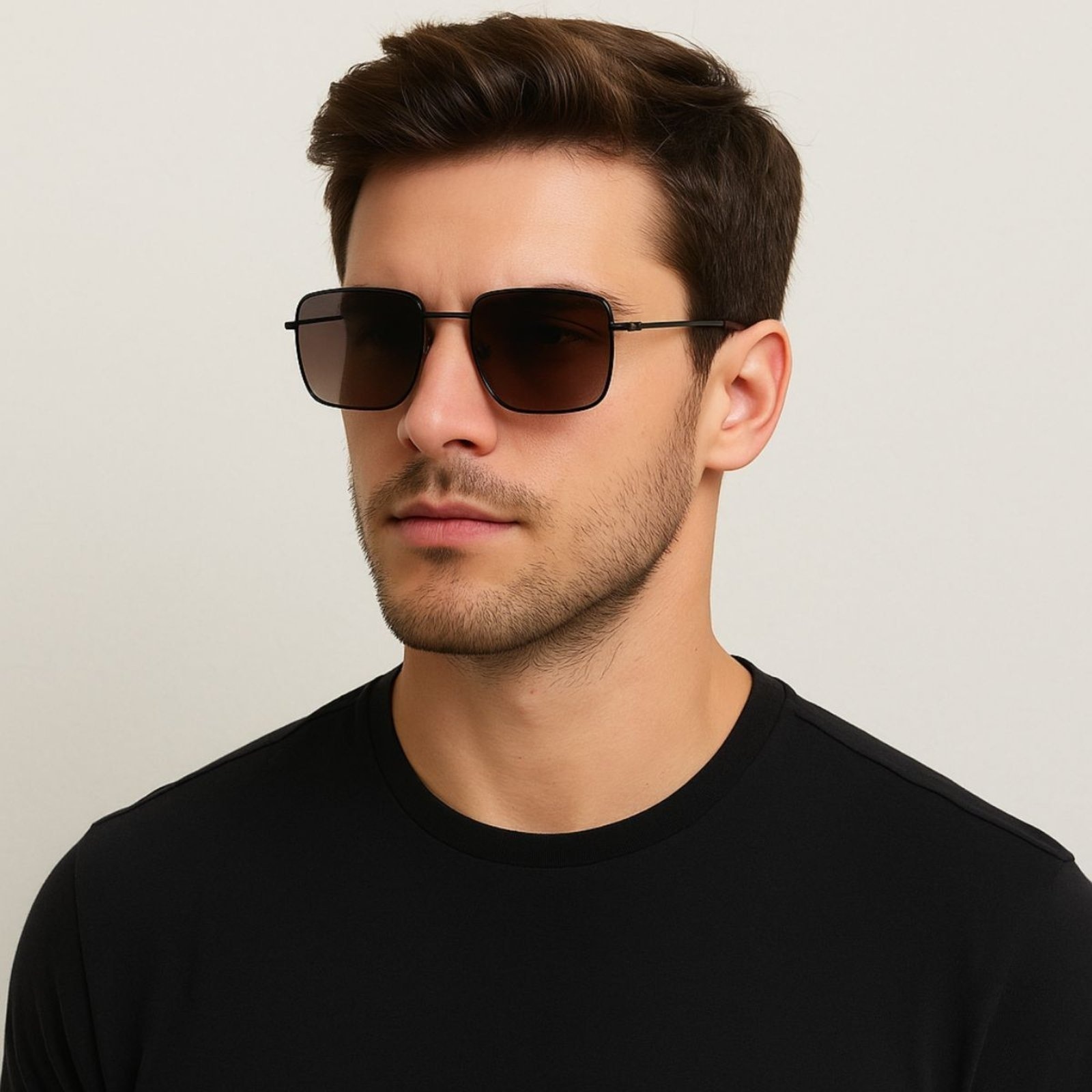 Imagem principal Óculos de Sol Quadrado Polarizado Premium FMF marrom