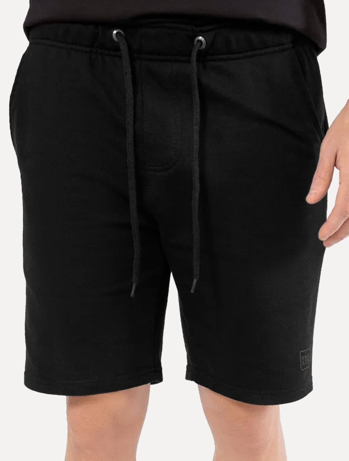 Imagem principal Bermuda King & Joe Masculina Moletom Comfort Logo Rubber Preta King & Joe preto