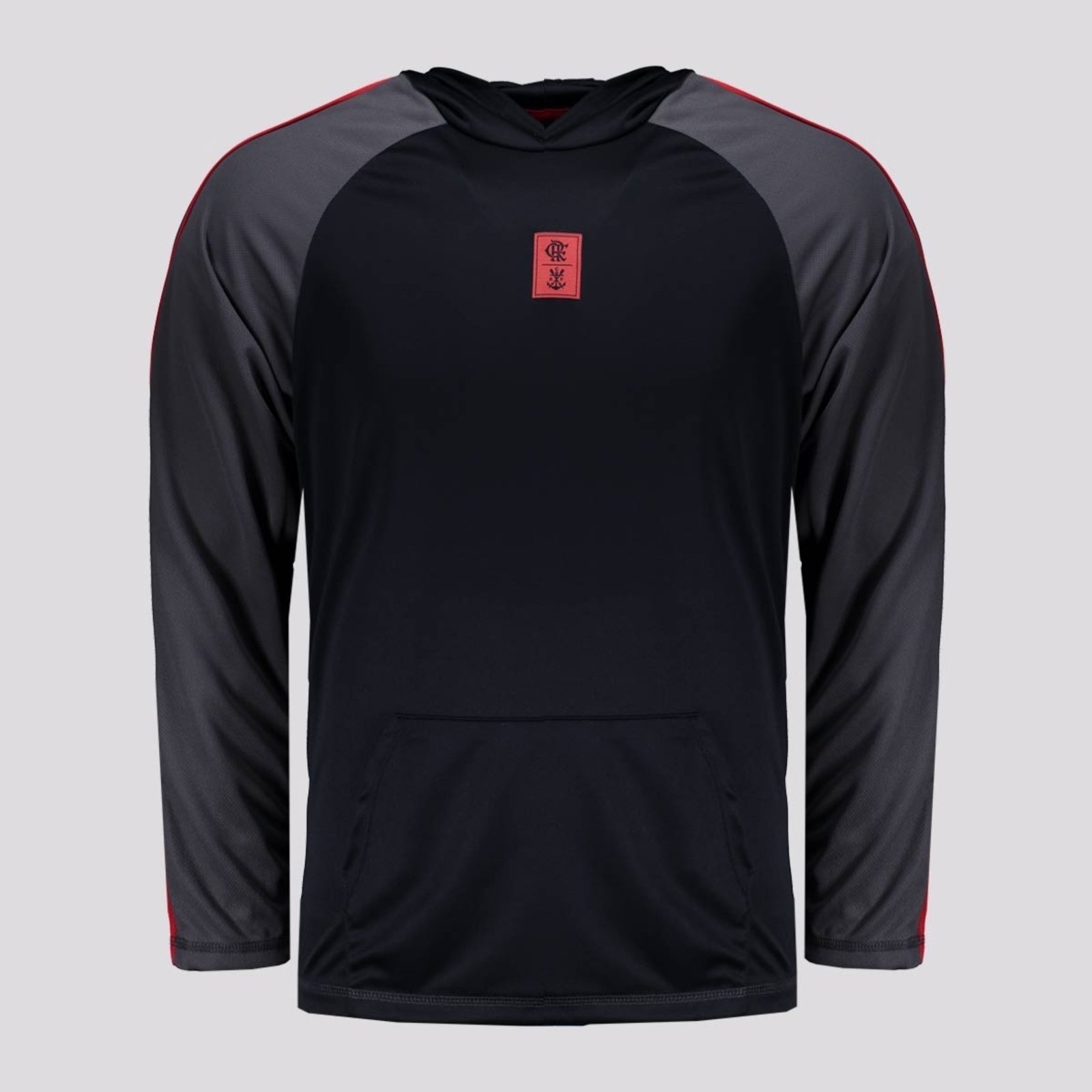 Imagem principal Camisa Manga Longa Flamengo Laçado Preta braziline preto