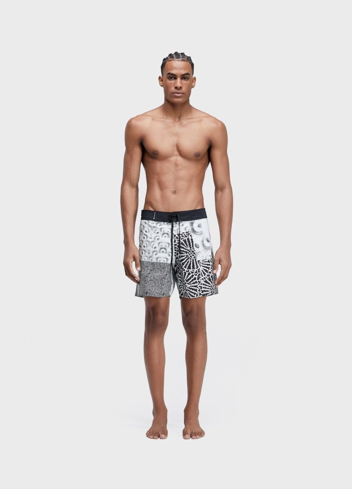 Imagem principal Bermuda surf aquaone flex coral patch Osklen preto coral