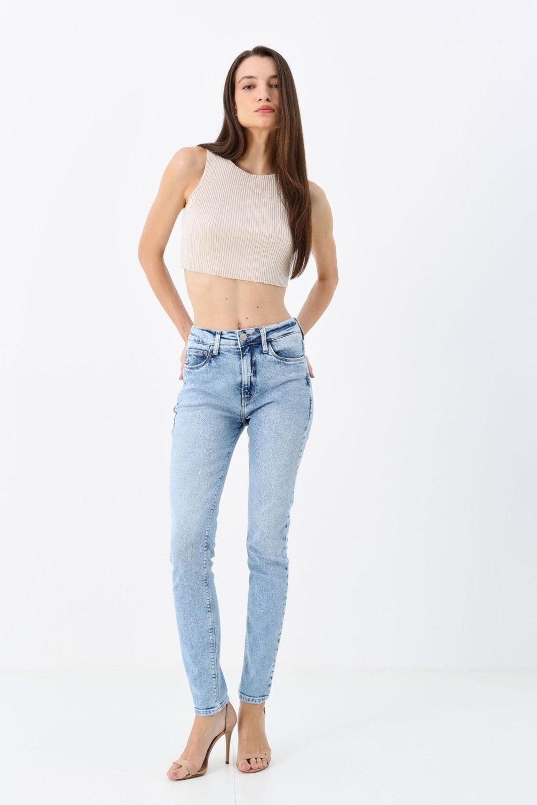 Imagem principal Calça Estonada Clara ACT Feminina ACT FEMININO jeans