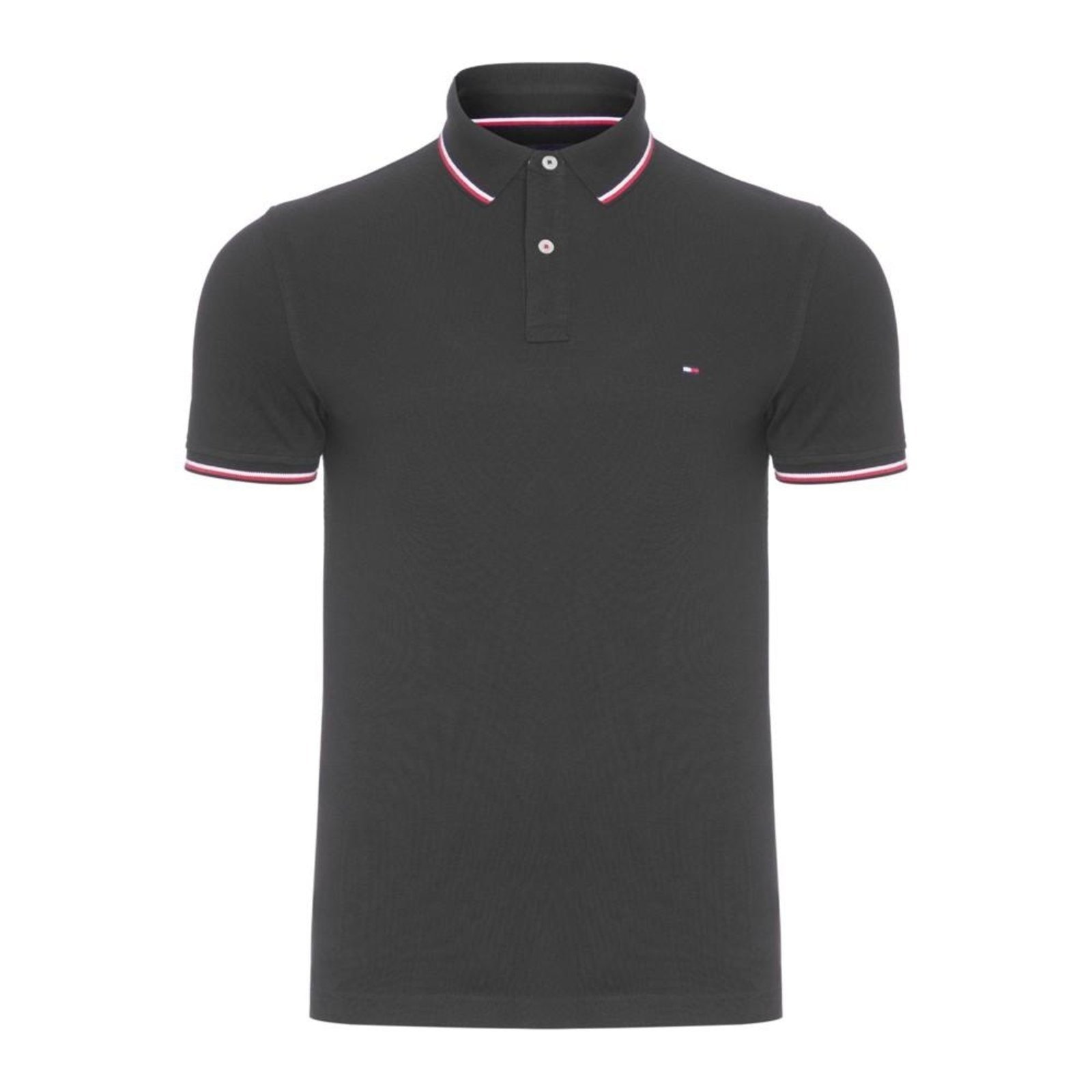Imagem principal Camiseta Gola Polo Tommy Hilfiger Tipped Slim Tommy Hilfiger preto