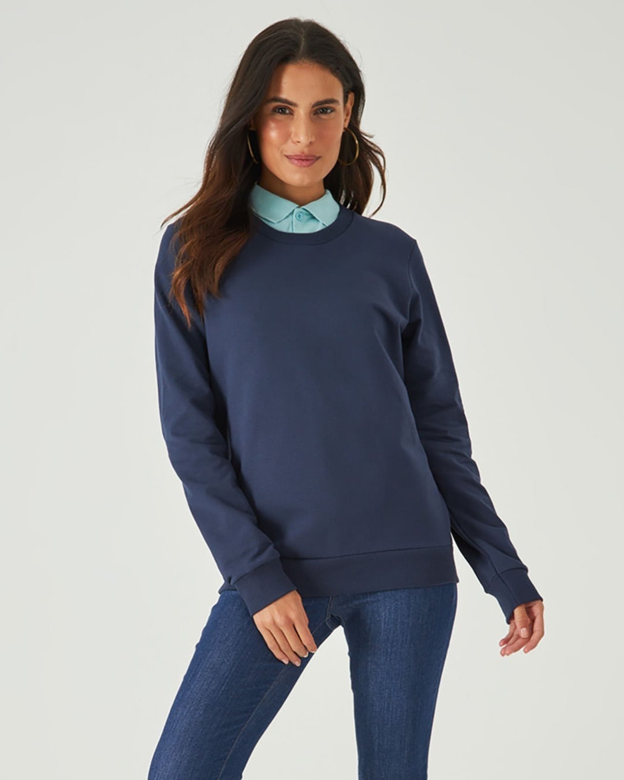 Imagem principal Blusão Moletom Stretch Malwee azul