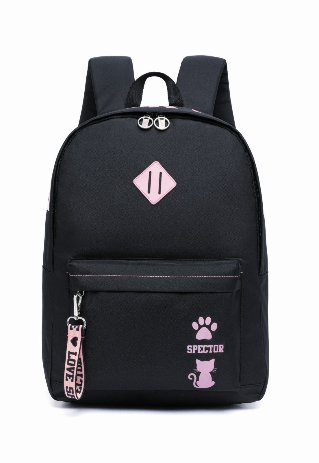 Imagem principal Infantil - Mochila Escolar Feminina Casual Moderna Espaçosa Resistente Spector preto