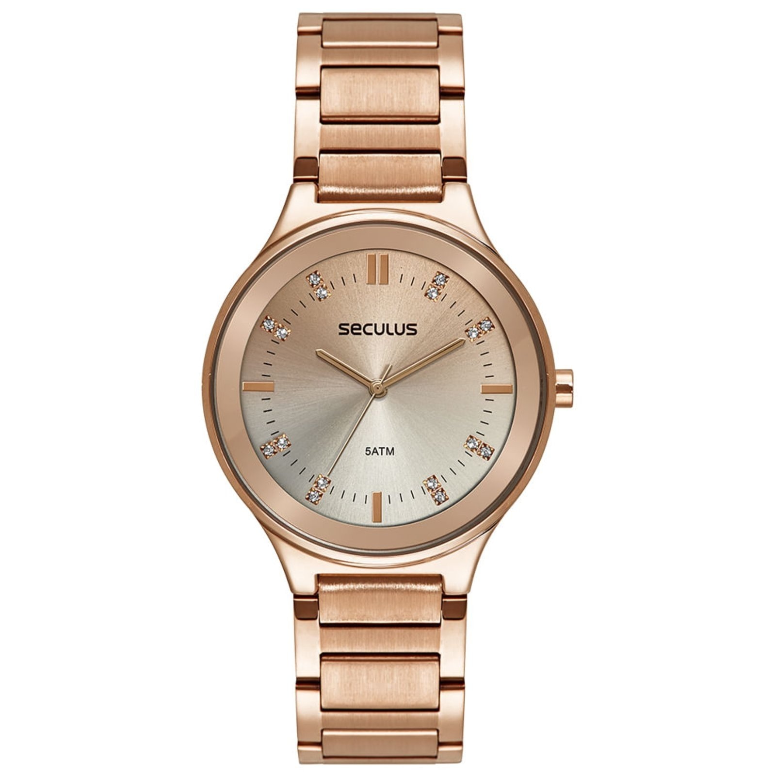 Imagem principal Relógio Seculus Feminino Visor Degradê Cristais Rosé Seculus rosa rosé