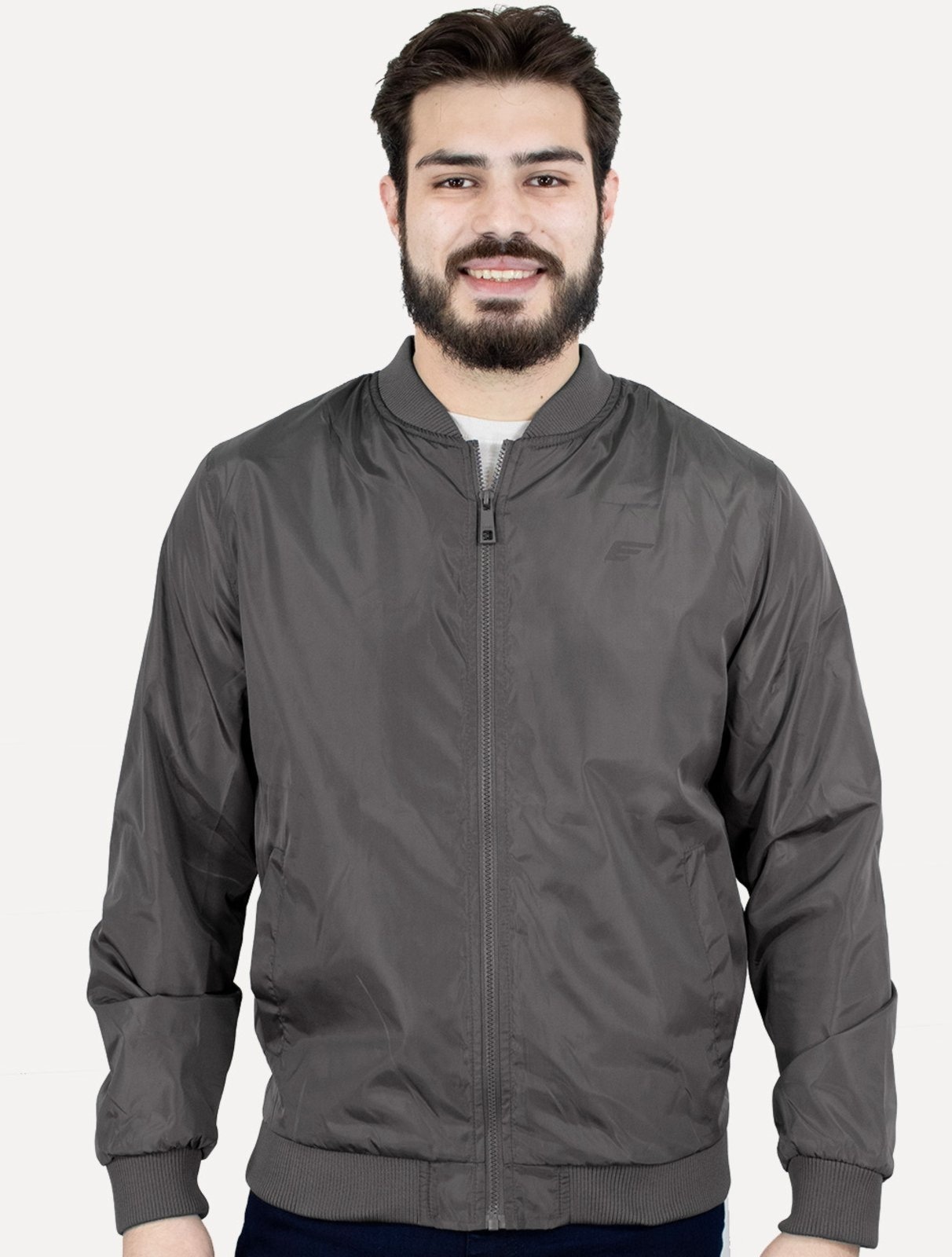 Imagem principal Jaqueta Ellus Masculina Nylon Light Bomber Pocket Ellus grafite