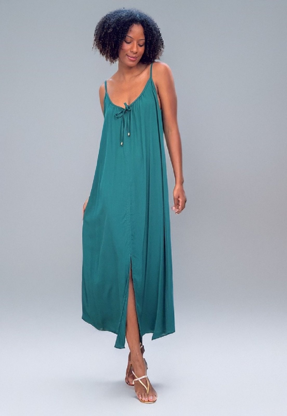 Imagem principal Vestido Midi Amplo Amazonia Vital verde