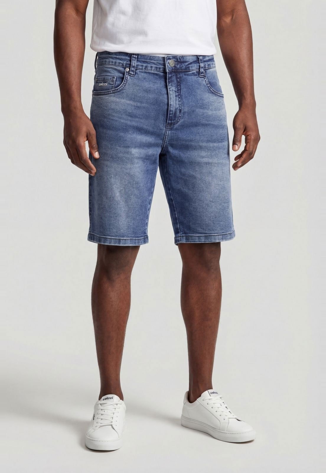 Imagem principal Bermuda Masculina Colcci Reta Jeans Colcci azul