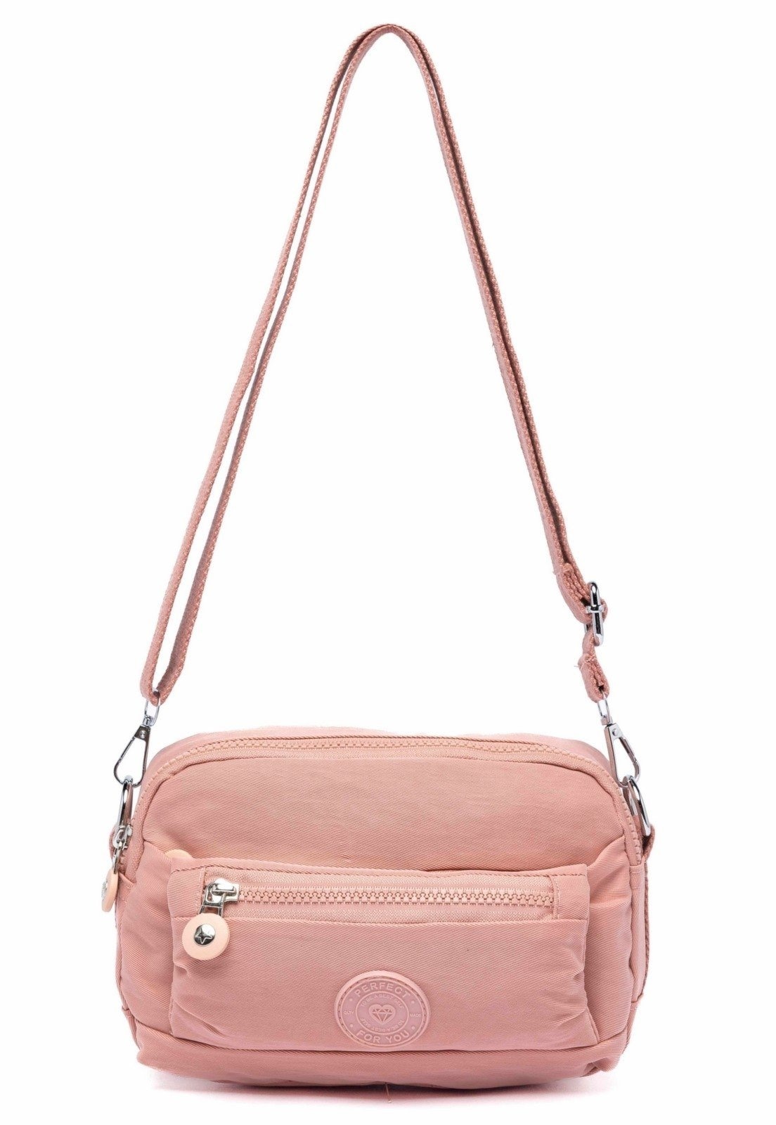 Imagem principal Mini Bolsa Tiracolo Feminina Resistente Transversal Alça Ombro Perfect For You rosa