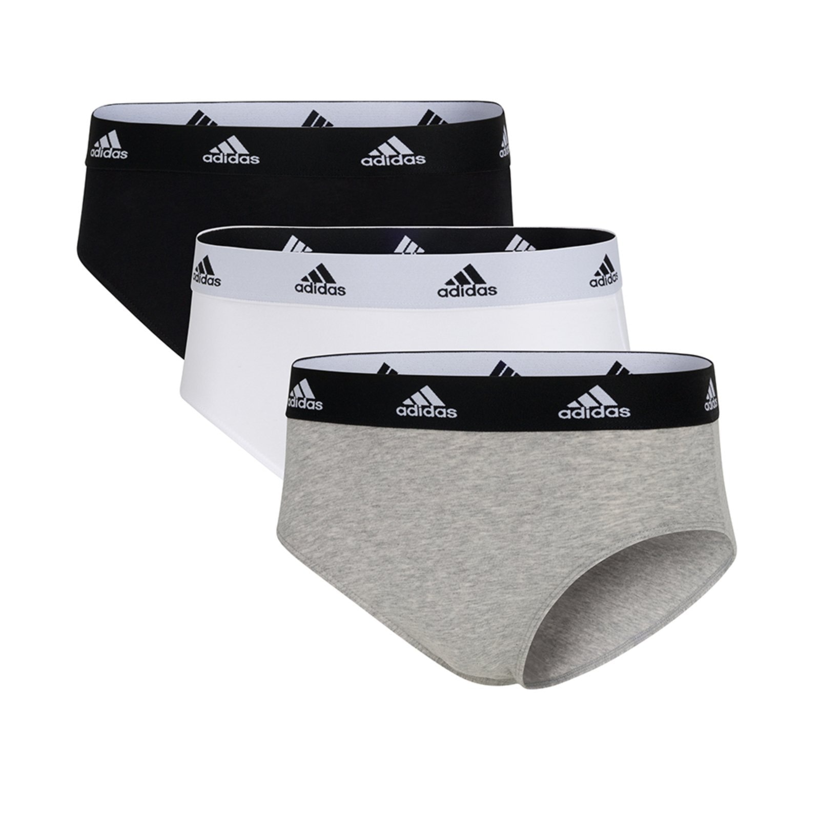 Imagem principal Kit com 3 Calcinhas Bikini adidas Underwear Adidas Underwear multicolorido
