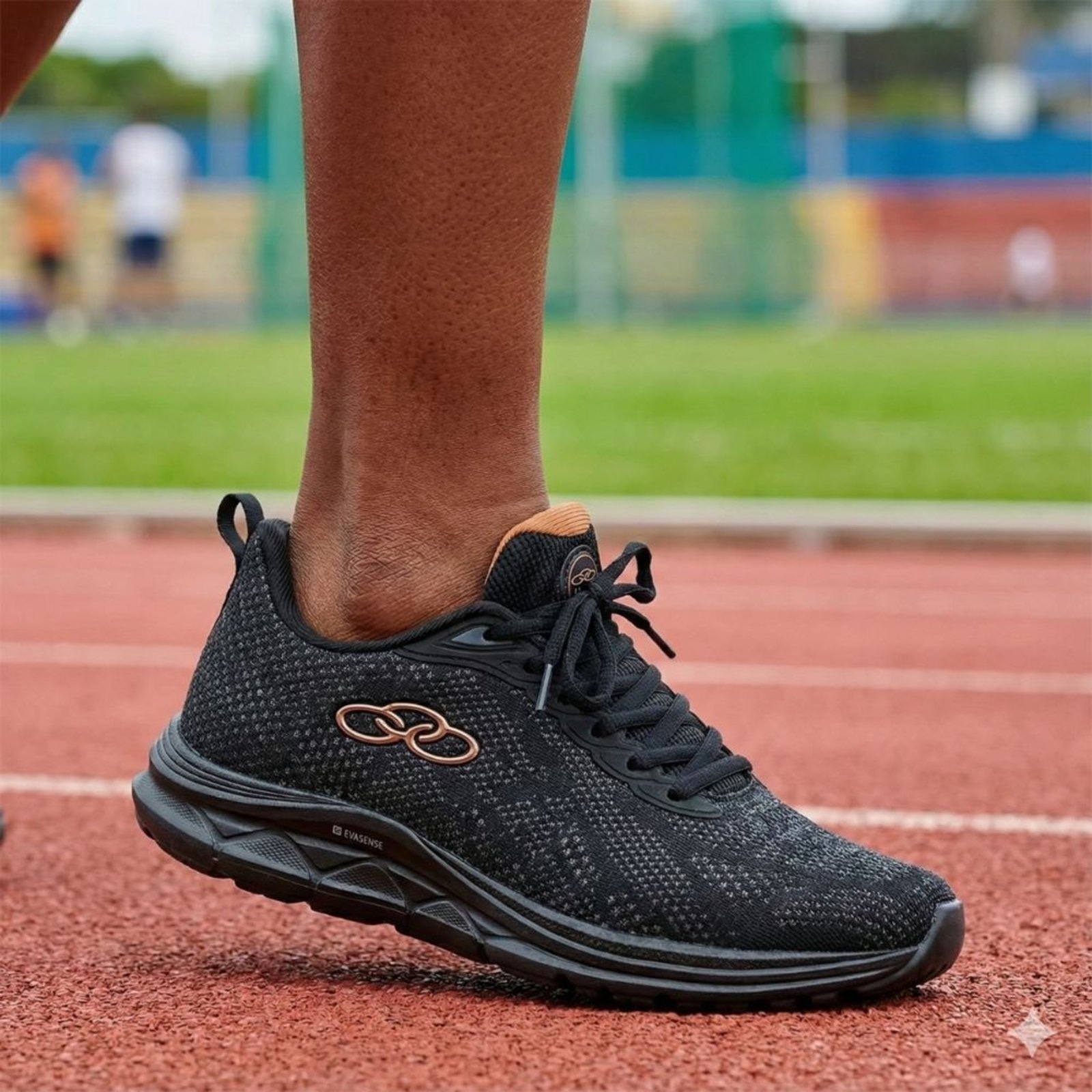 Imagem principal Tênis Feminino Olympikus Citrus 2 Evasense Dourado OLYMPIKUS preto