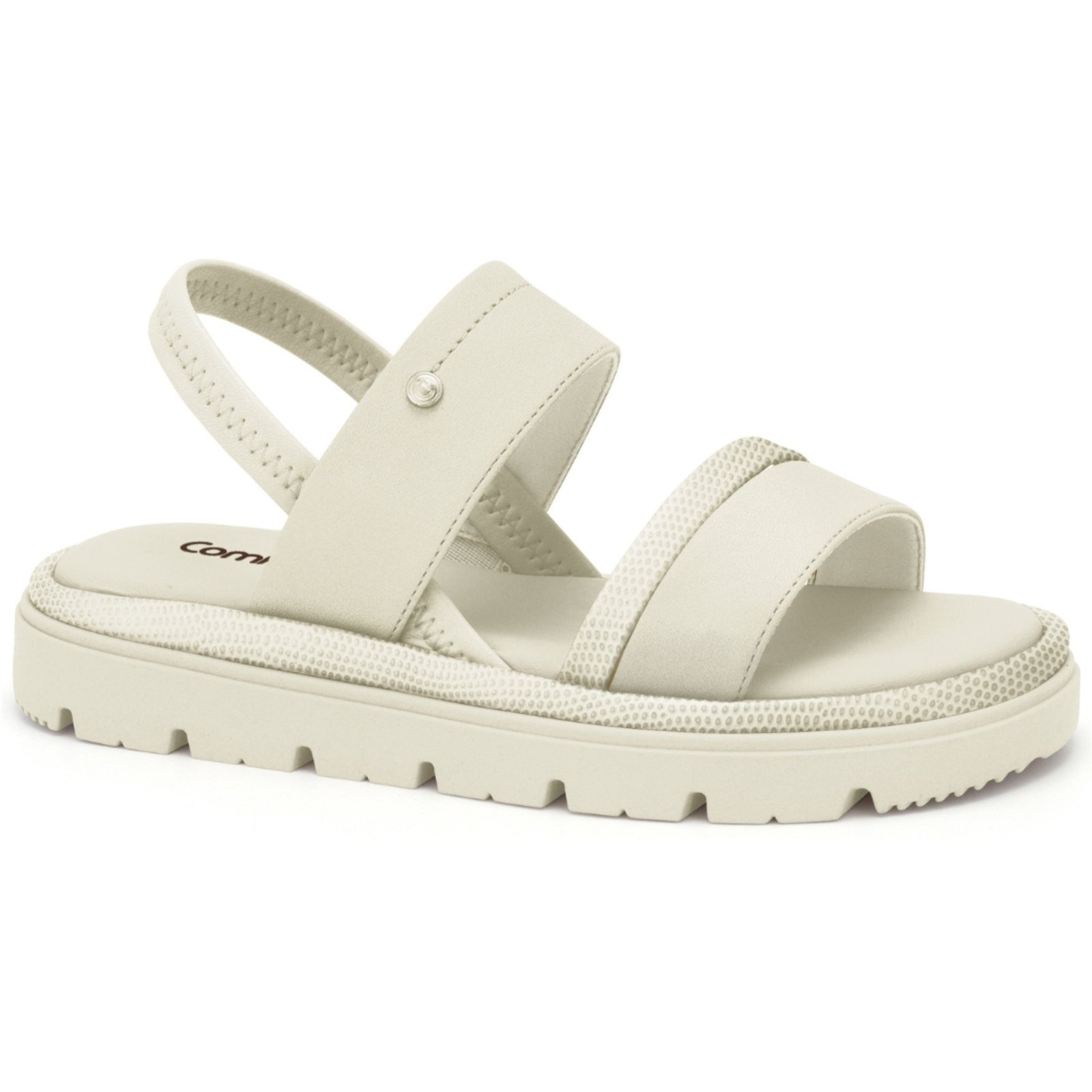 Imagem principal Sandália Anabela Croco Off White Comfortflex 2546304-6 Comfortflex off-white white