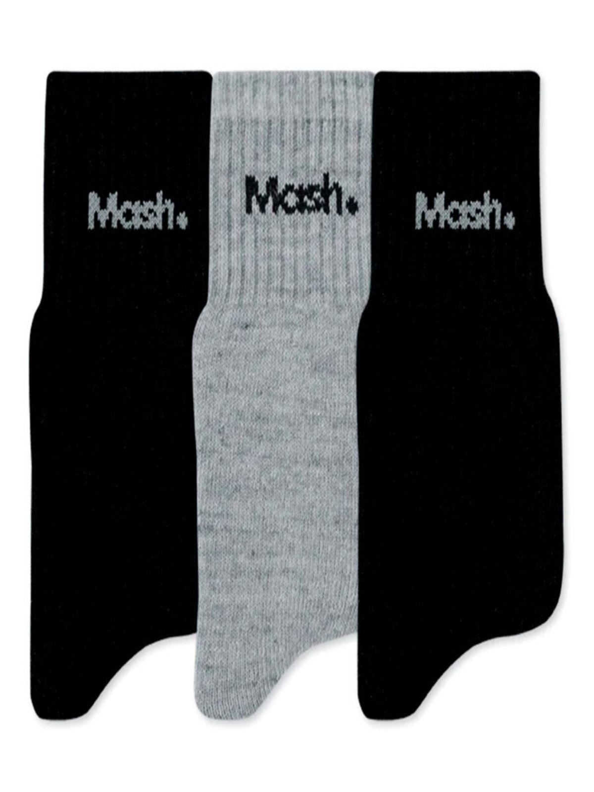 Imagem principal Kit 3 Pares de Meias Cano Curto Mash 202.05 MASH preto