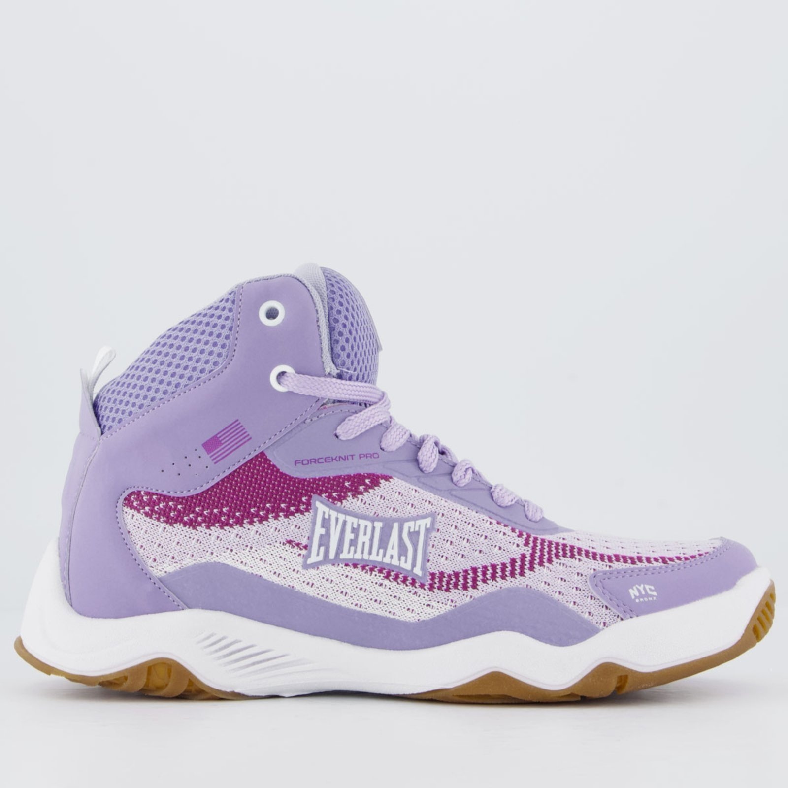 Imagem principal Tênis Everlast Forceknit Pro Feminino Lilás e Branco Everlast roxo