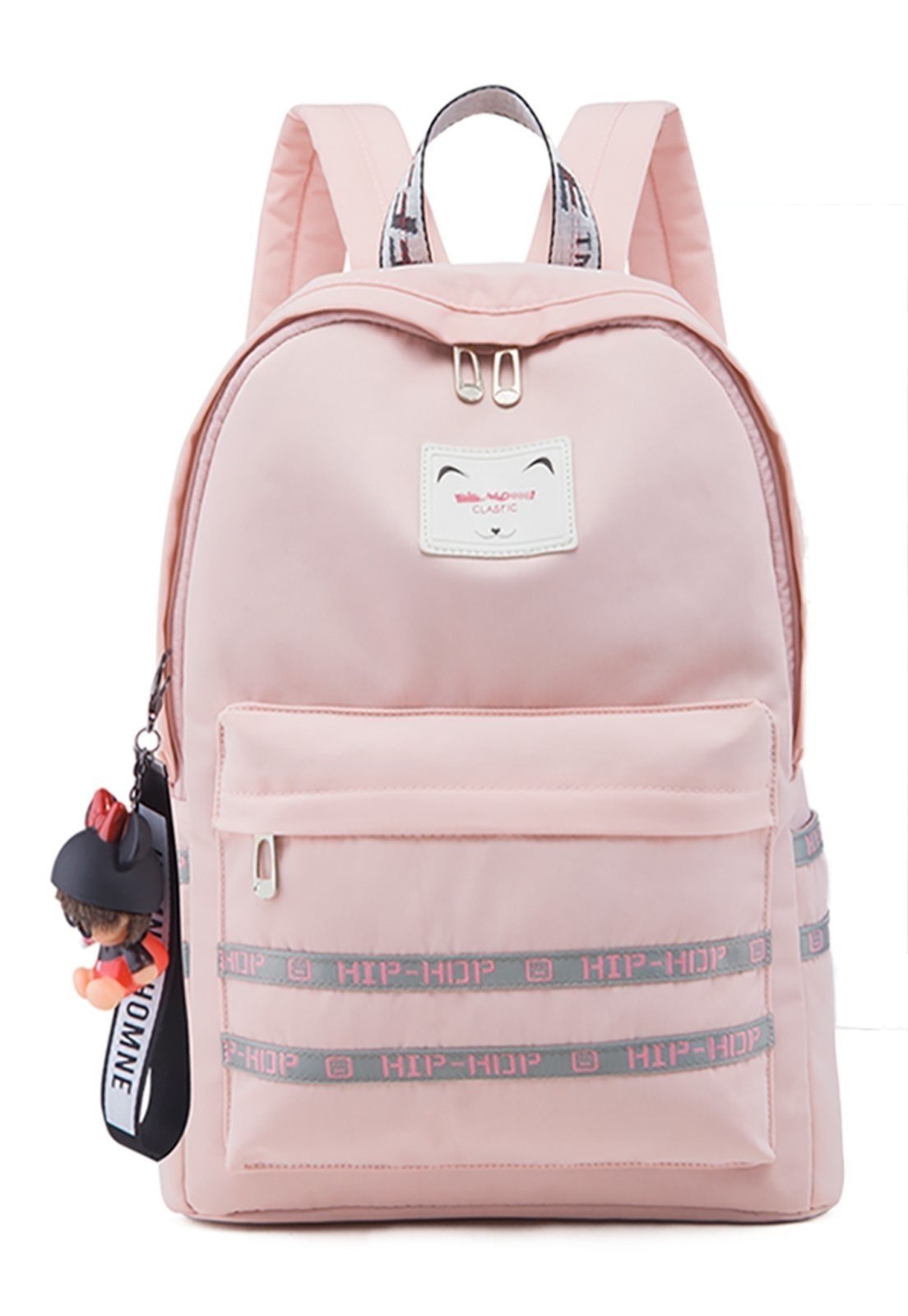 Imagem principal Mochila Impermeável Bolsa Grande Escola Faculdade Madami rosa