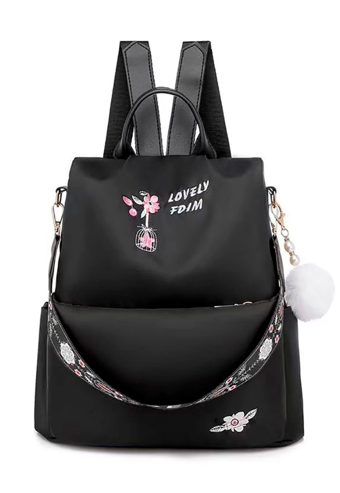 Imagem principal Mochila Feminina Guelph Casual Compacta Versátil GUELPH preto