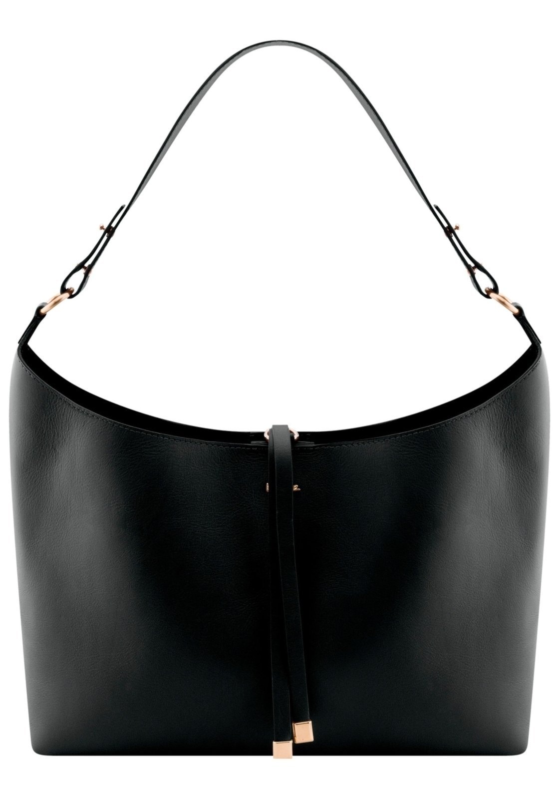 Imagem principal Bolsa Grande em Couro com Alça Média Lez a Lez preto