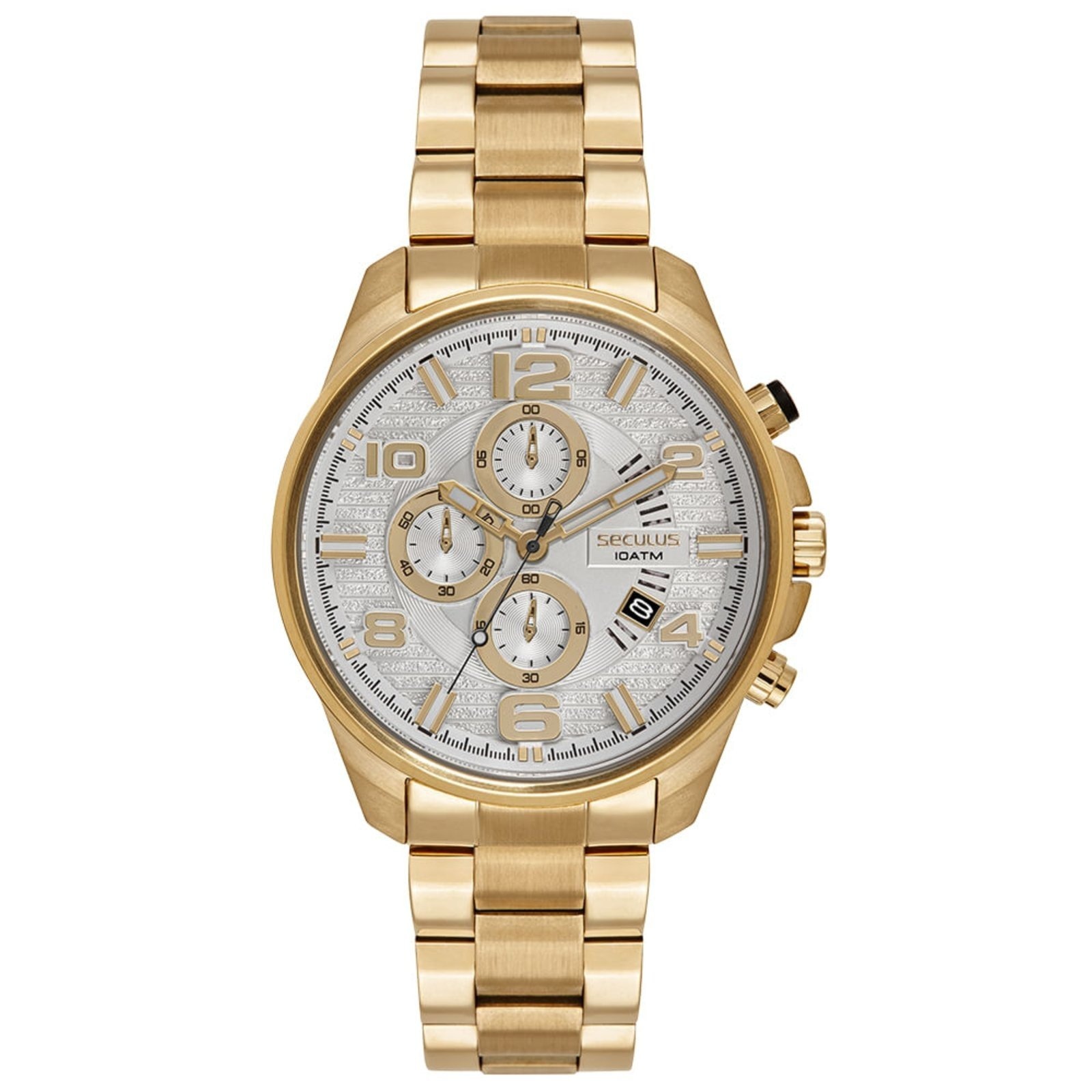 Imagem principal Relógio Masculino Seculus Aço Cronógrafo Seculus dourado