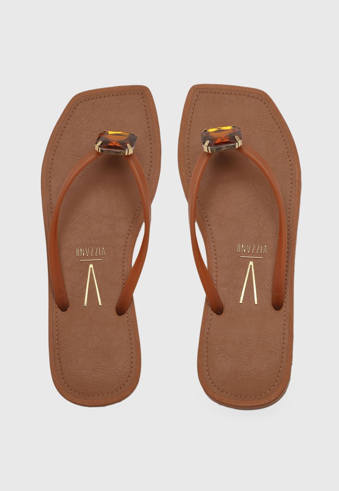 Imagem principal Chinelo Feminino Vizzano Detalhe Resina VIZZANO marrom