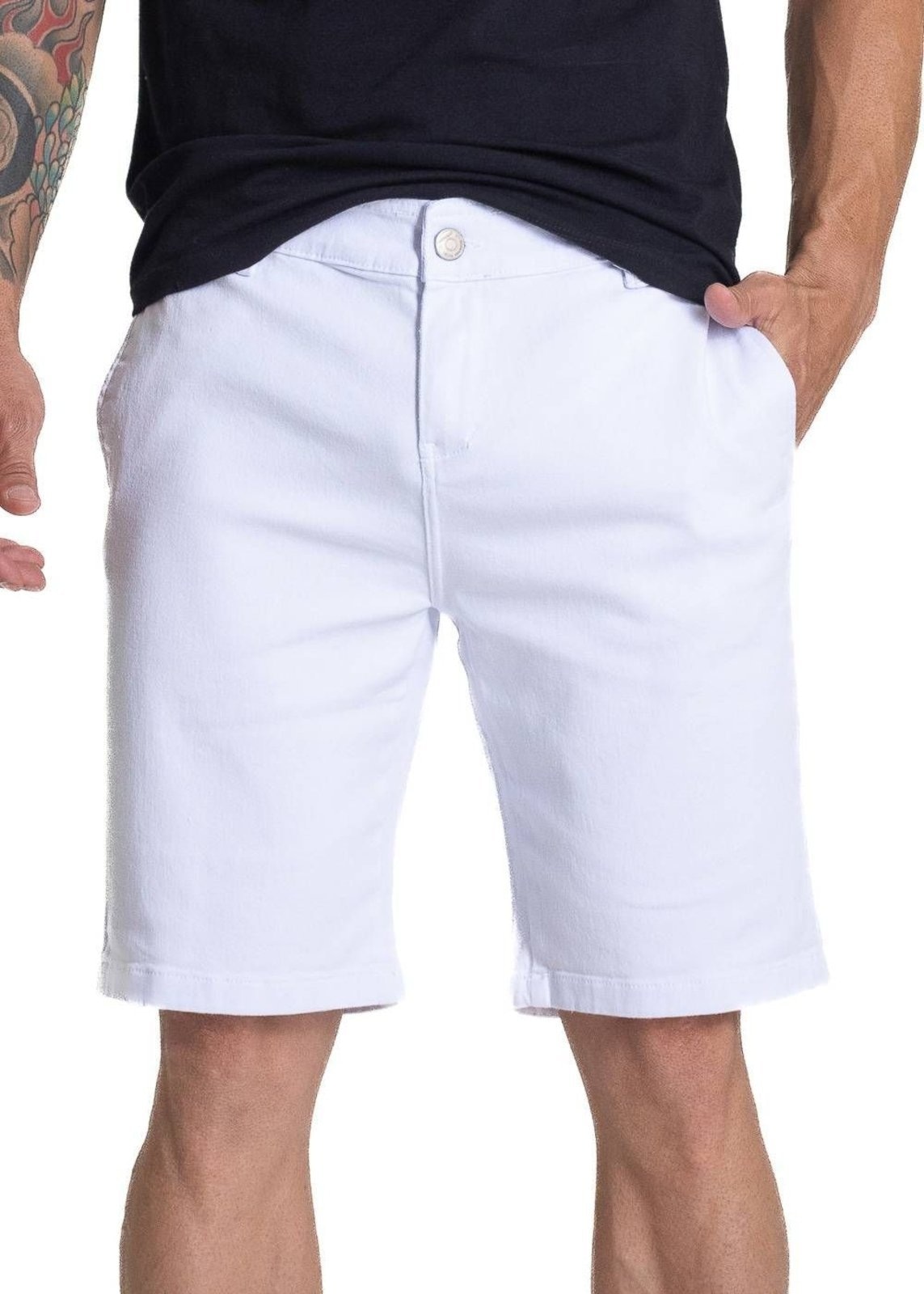 Imagem principal Bermuda Sarja Sawary - 281856 Sawary branco