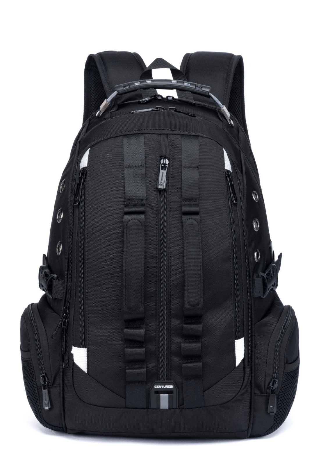 Imagem principal Mochila Espaçosa Notebook Resistente Saída USB Faculdade Centurion preto