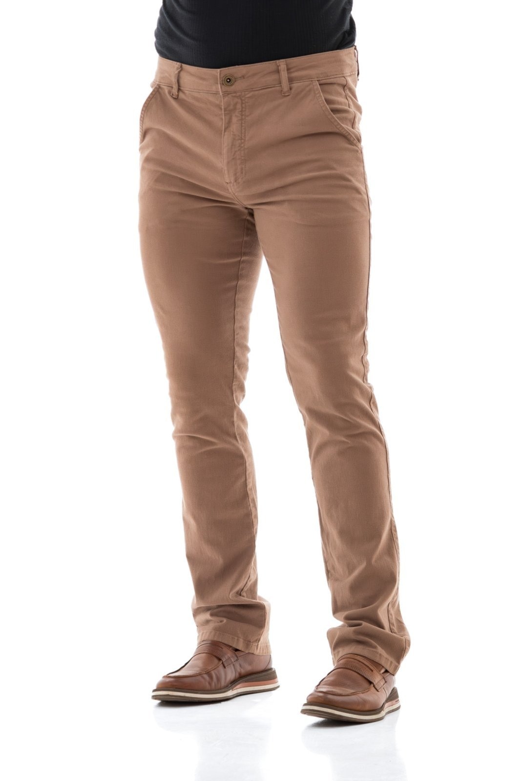 Imagem principal Calça Collor Masculina Arauto Slim Bolso Embutido ARAUTO JEANS marrom