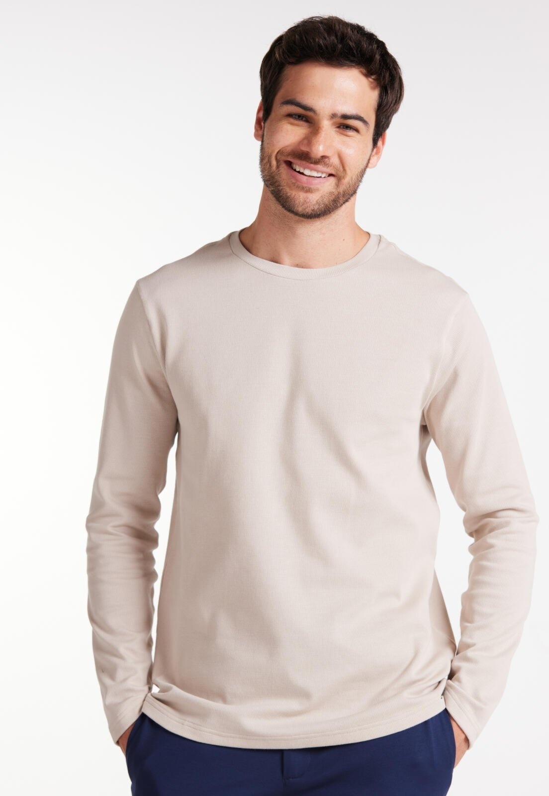 Imagem principal Blusa Slim Malha Tricot Traymon Gelo Traymon cinza