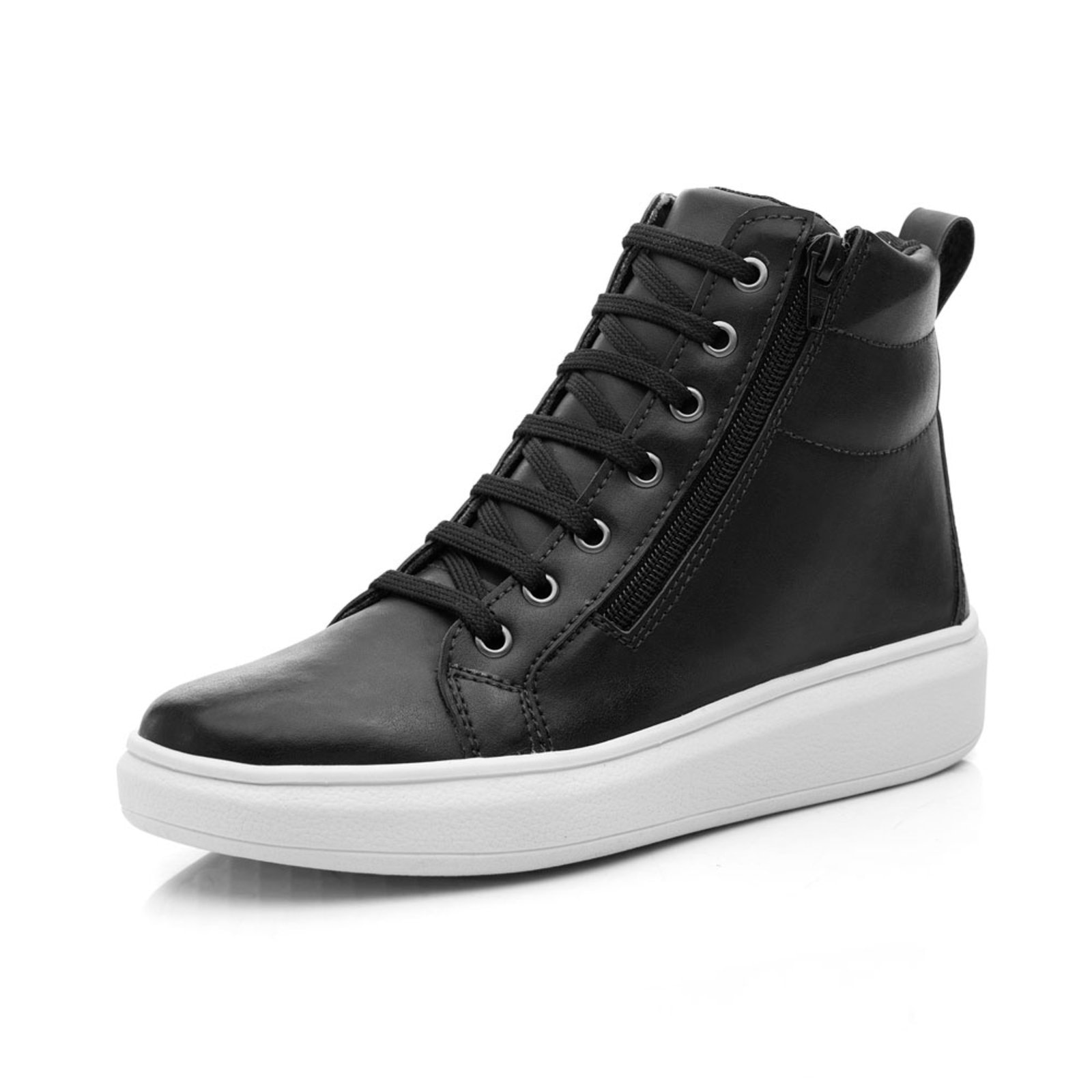 Imagem principal Bota Feminina Casual Treino Academia Tenis Fitness Preta Lavini Shoes preto