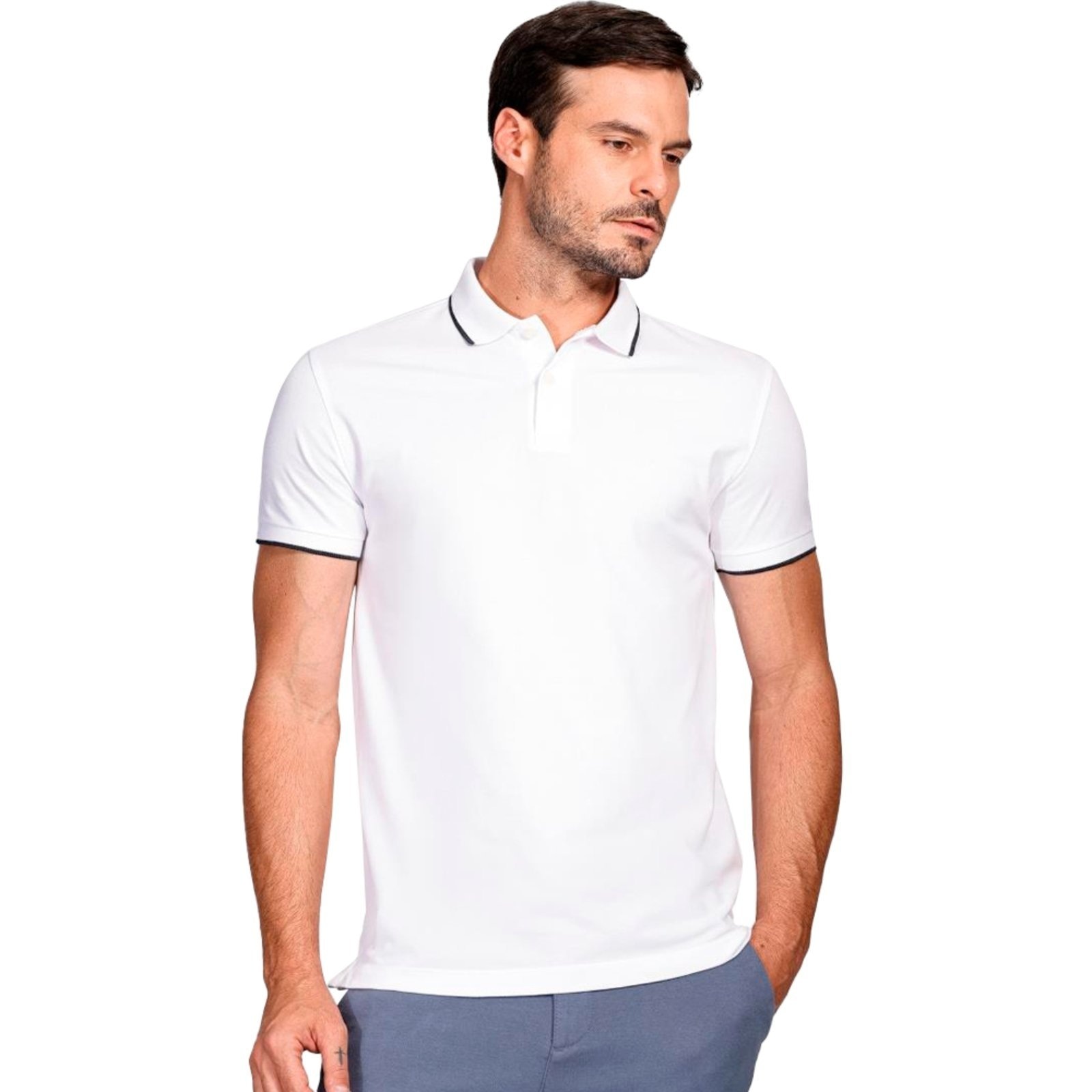 Imagem principal Camisa Polo Aramis Classic Ve25 Masculino Aramis branco