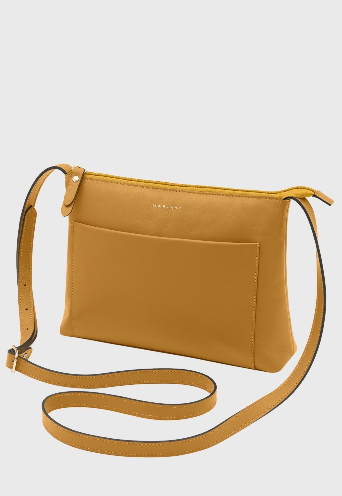 Imagem principal Bolsa Transversal de Couro Mariart Tacacá Nanica Mariart amarelo
