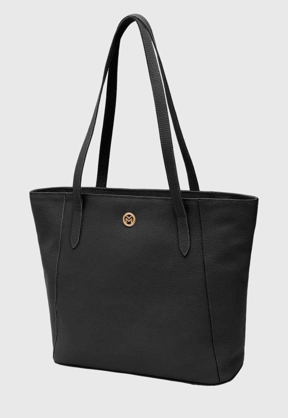 Imagem principal Bolsa Shoulder Couro Mariart Manacá Preta Mariart preto