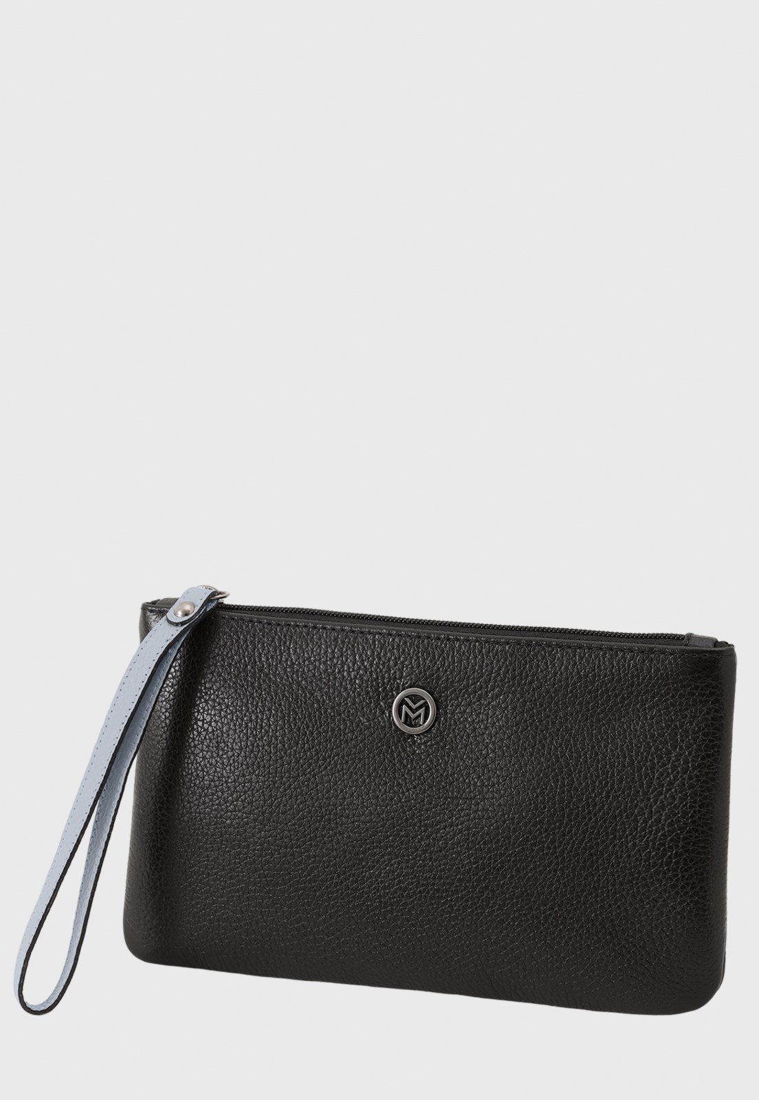 Imagem principal Bolsa Carteira Clutch Couro Mariart 610 Preto Mariart azul/preto azul