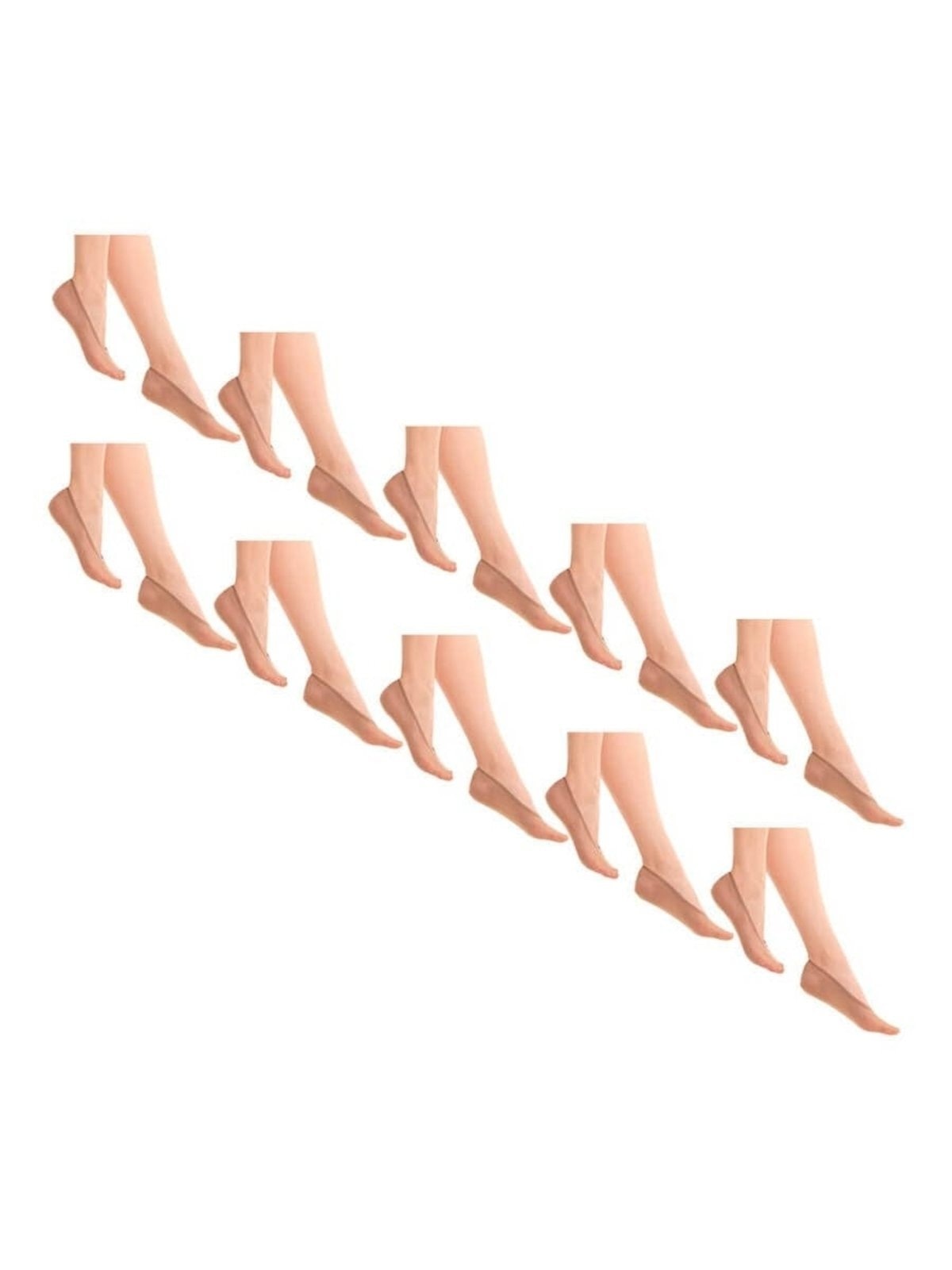 Imagem principal Kit com 10 Sapatilhas Fio 40 Loba Lupo bege