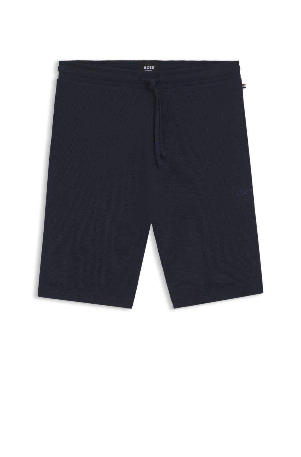 Imagem principal Shorts De Pijama Em Jersey Stretch Com Logo Bordado Boss azul