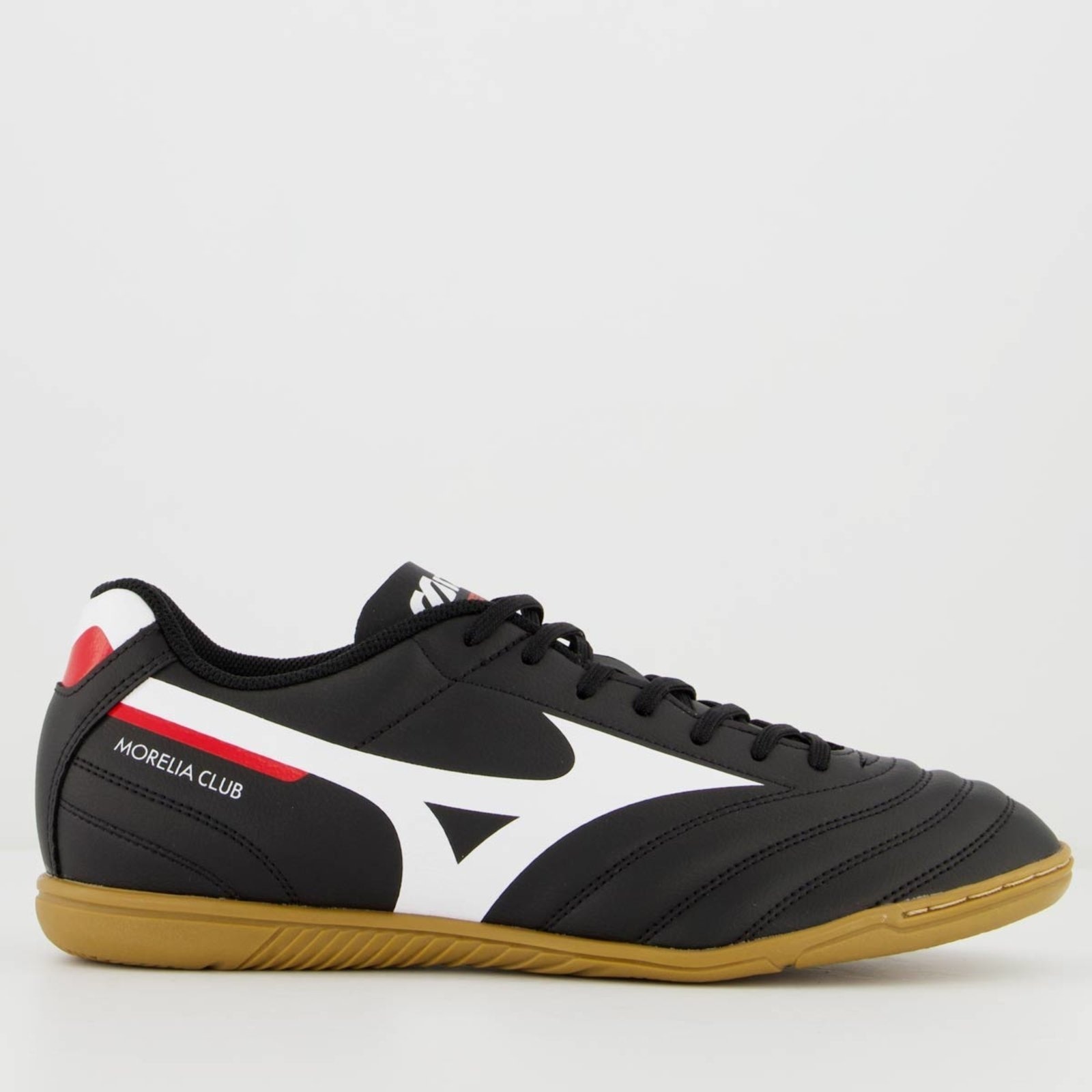 Imagem principal Chuteira Mizuno Morelia Club IN Futsal Preta e Branca Mizuno preto