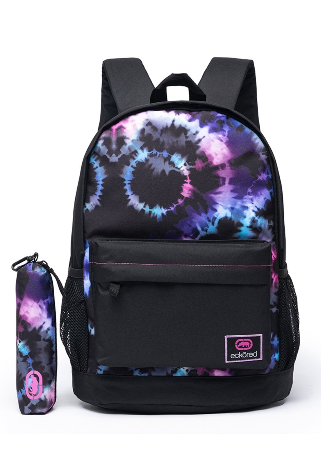 Imagem principal Mochila Ecko Escolar Feminina Estojo Faculdade Trabalho Resistente Ecko preto