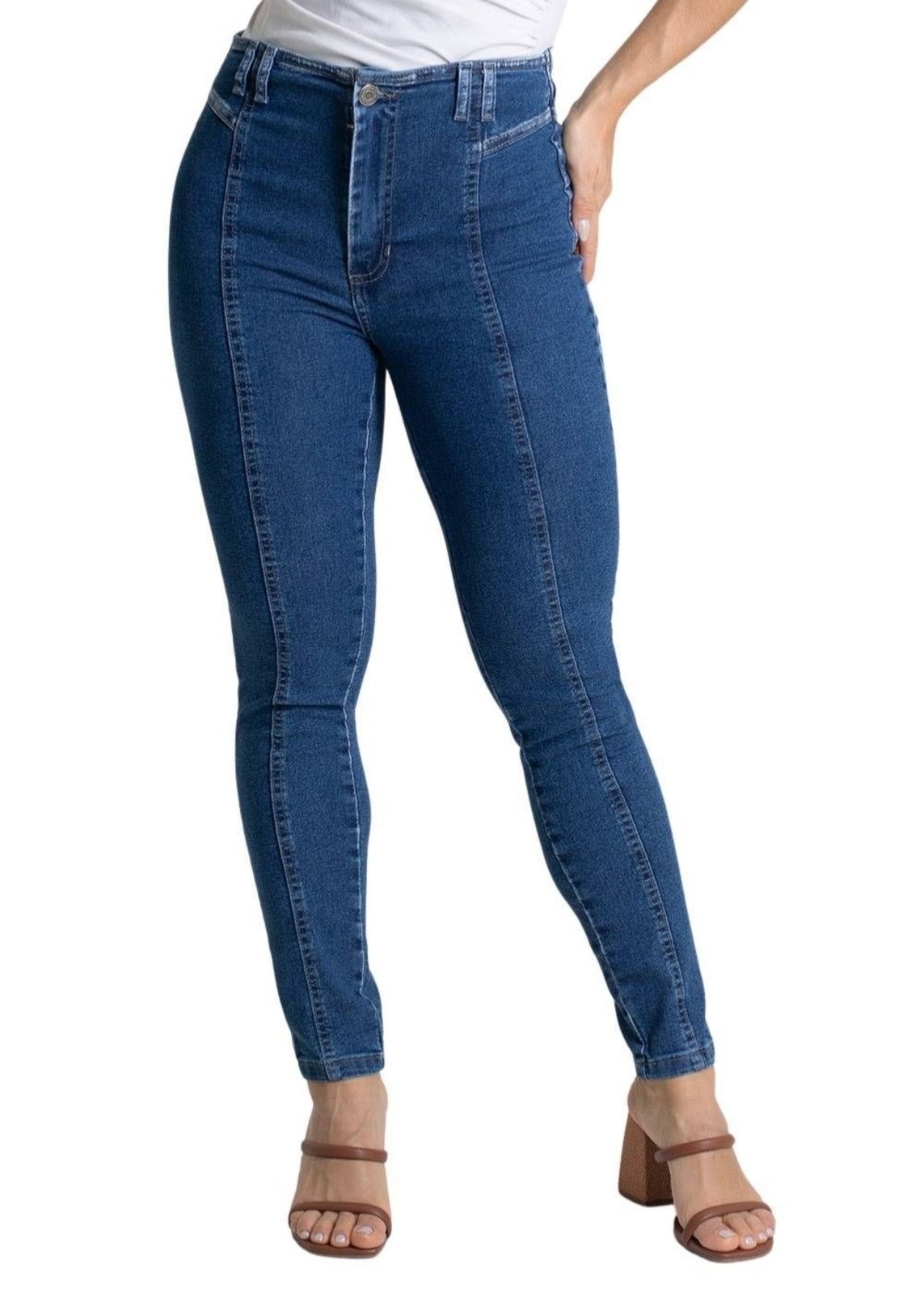 Imagem principal Calça Jeans Sawary Cigarrete - 279801 Sawary azul