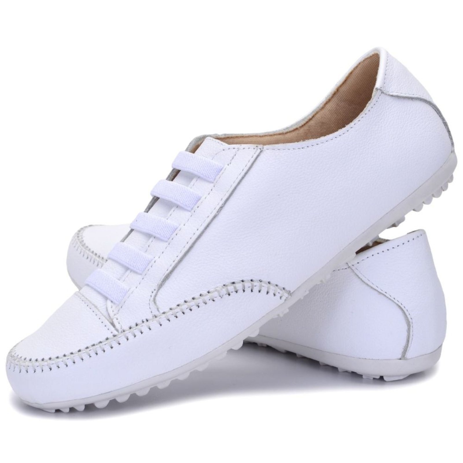 Imagem principal Sapatênis Feminino Todo Em Couro Leve ROMEU E JULIETA SHOES branco