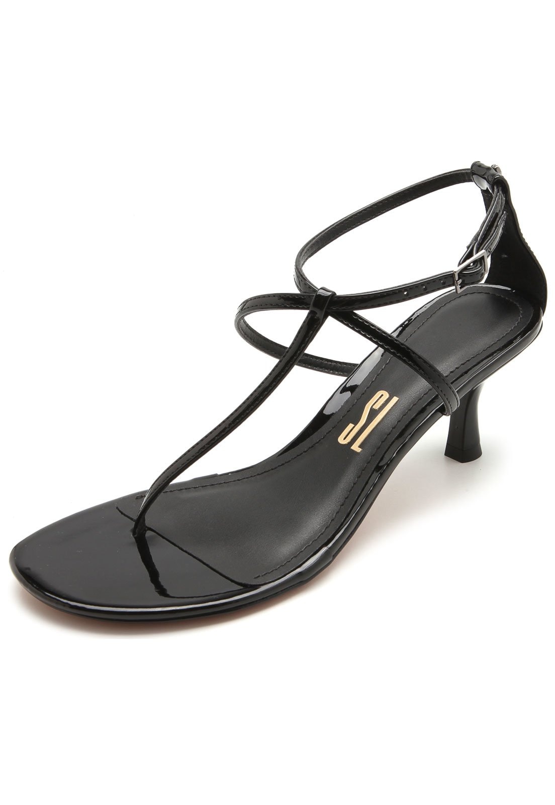 Imagem principal Sandália Santa Lolla Tiras Preta Santa Lolla preto